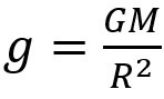 equação da gravidade